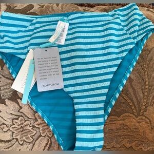 Sea level capri retro high waist bikini bottom